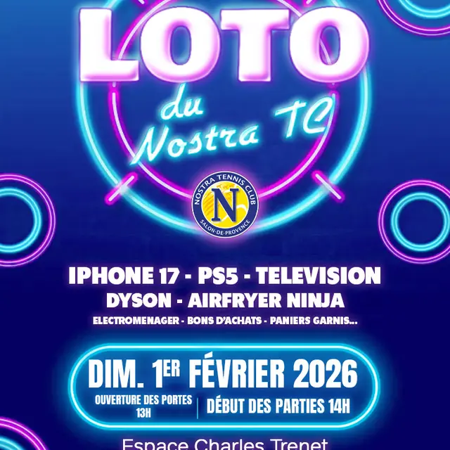 Loto Nosta Tennis Club Salon_Salon-de-Provence