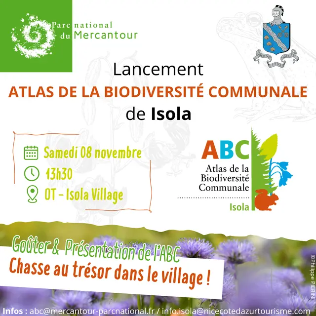 Lancement de l’Atlas de la Biodiversité Communale d’Isola !_Isola