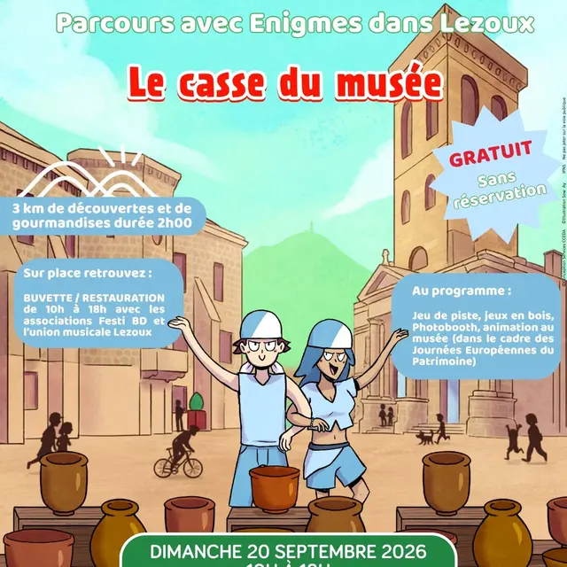 Le casse du musée - escape game gourmand CC Entre Dore et Allier