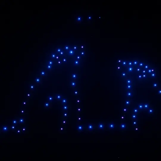 Spectacle de drones_Les Orres