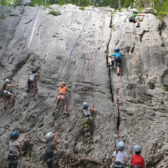 sorties escalade école