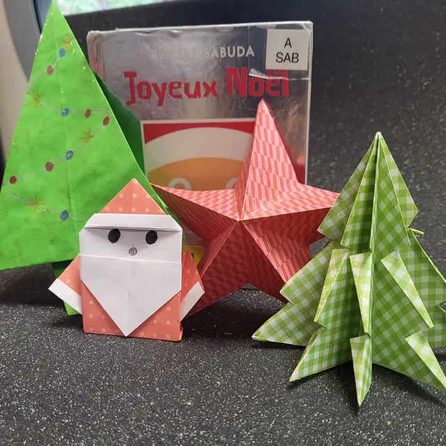 Atelier créatif Noël en origami_Cluses