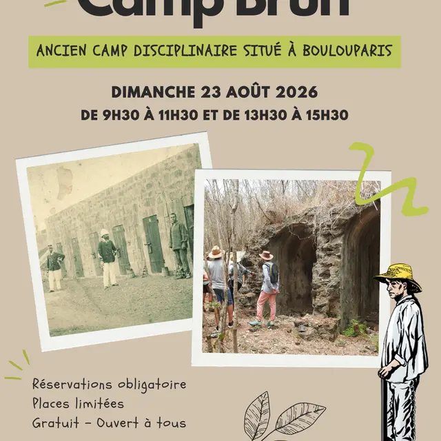 Visites guidées gratuites du Camp Brun_La Foa