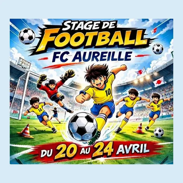Stage de football pour enfants à Aureille 20.04 au 24.04.26