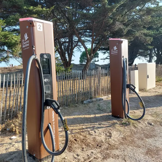 Bornes recharge voitures électriques à Sablanceaux_Rivedoux-Plage