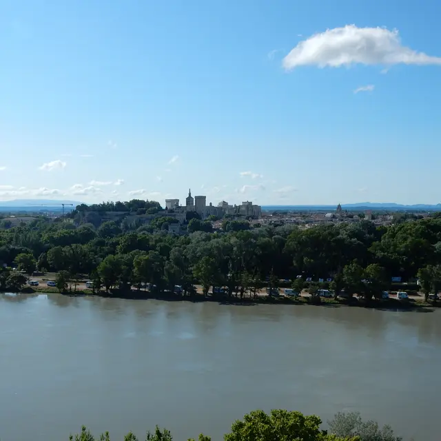 L'histoire et le Rhône à Avignon_Avignon