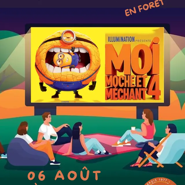 Cinéma de plein air - Moi Moche et Méchant 4_Bagnols-en-Forêt