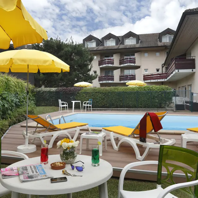 Vue piscine