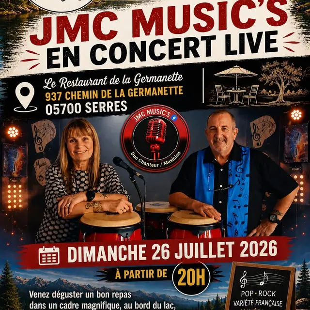 Soirée musicale au Restaurant de la Germanette_Serres