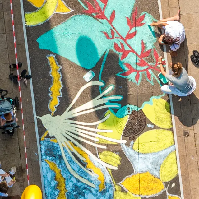 Fresque participative - Zhoé Gruhn_Cusset
