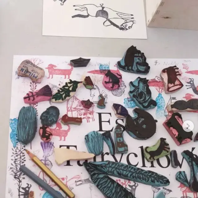 Atelier tampon avec Ester Tajrychova