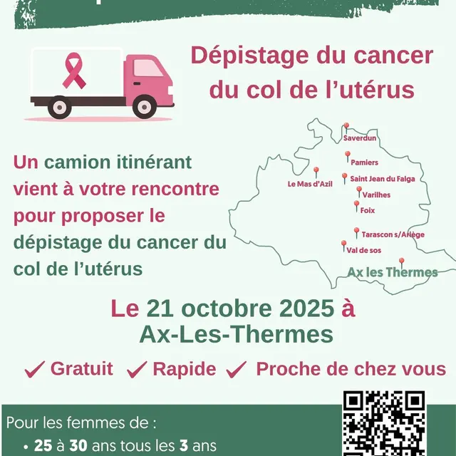 Dépistage du cancer du col de l’utérus_Ax-les-Thermes