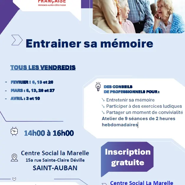 Atelier : Entrainer sa mémoire_Château-Arnoux-Saint-Auban
