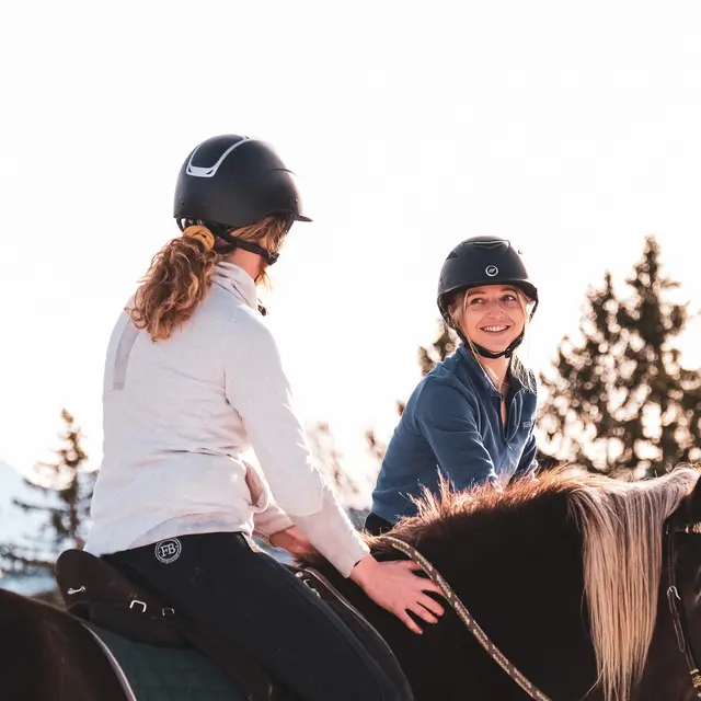 Balade à cheval au Grand-Bornand