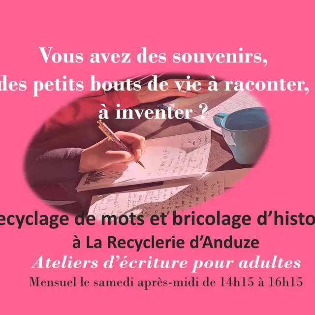 Atelier d'écriture à Anduze