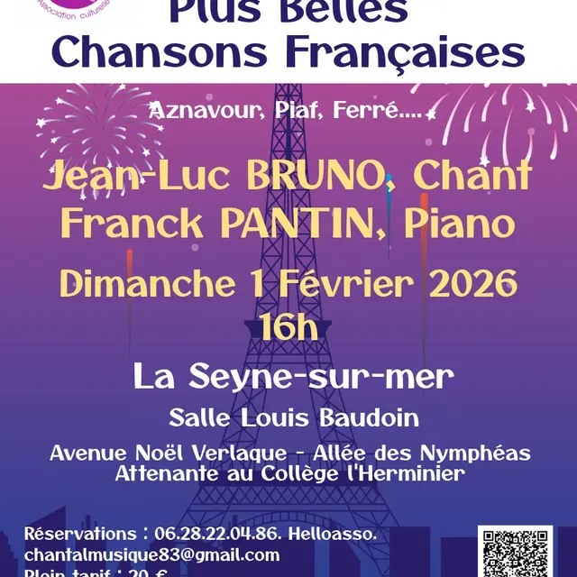 Concert - Florilège des plus belles chansons françaises_La Seyne-sur-Mer