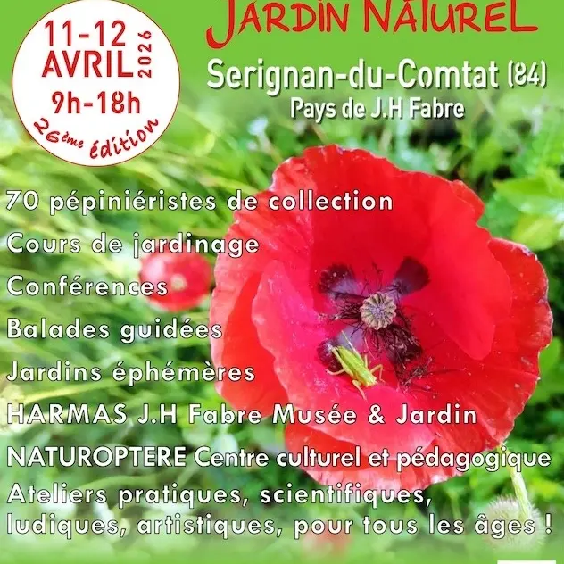 26-ème édition Plantes Rares & Jardin Naturel_Sérignan-du-Comtat