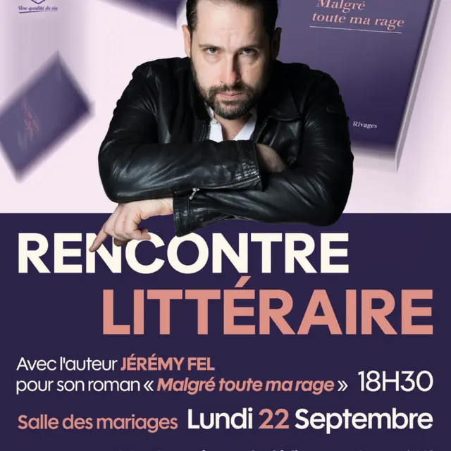 Rencontre littéraire : Jérémy Fel_La Croix-Valmer