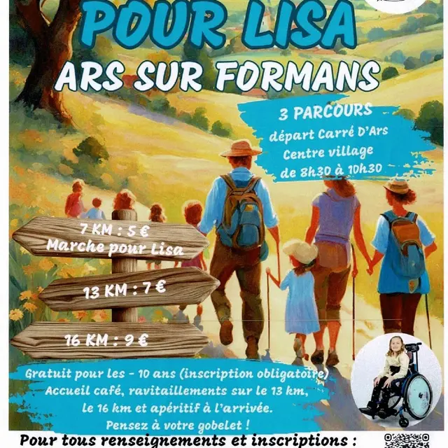 Marche pour Lisa à Ars-sur-Formans_Ars-sur-Formans