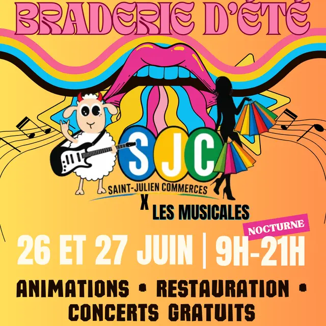 Braderie d'été des commerçants