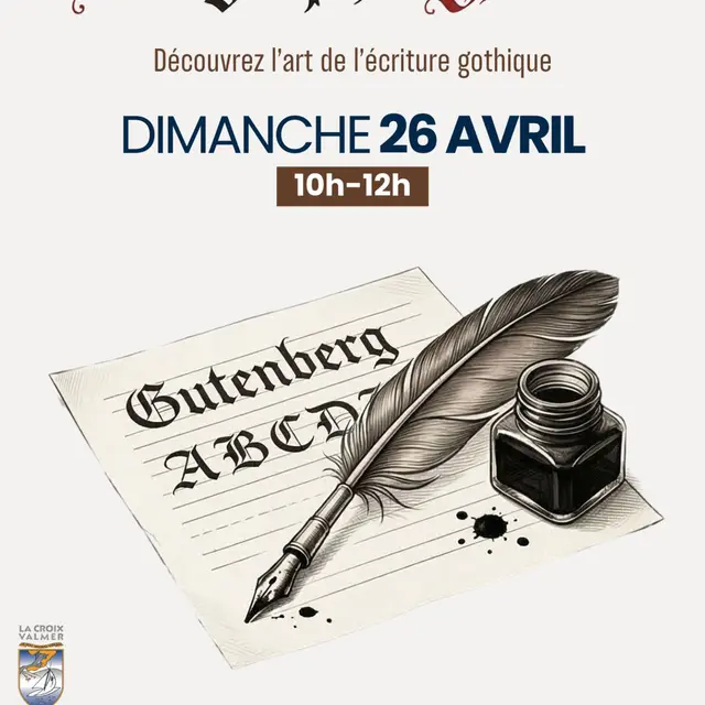 Atelier de calligraphie : Calligraphie Fraktur_La Croix-Valmer