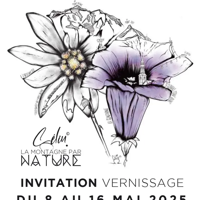 Vernissage de l'exposition ''Célin, la Montagne par Nature