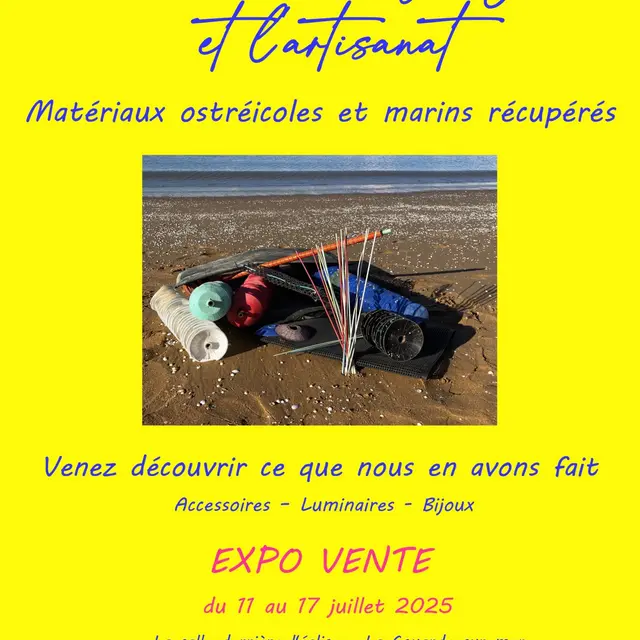 Exposition L'océan, le surcyclage et l'artisanat_La Couarde-sur-Mer