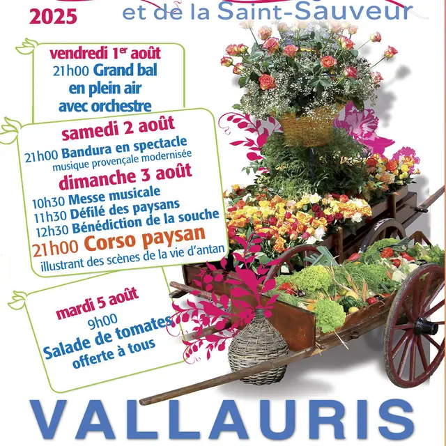 Fête des Paysans et de la Saint-Sauveur_Vallauris Golfe - Juan