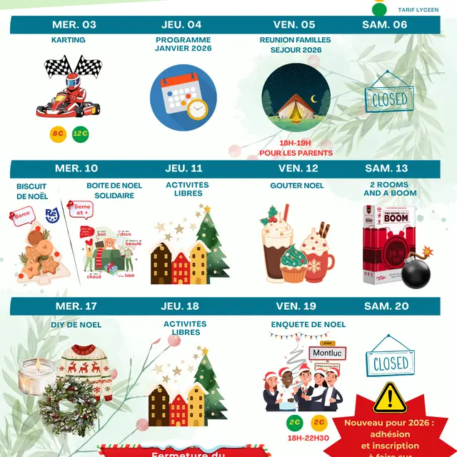 Animations de Ré Jeunesse au Bois-Plage-en-Ré - Décembre_Le Bois-Plage-en-Ré