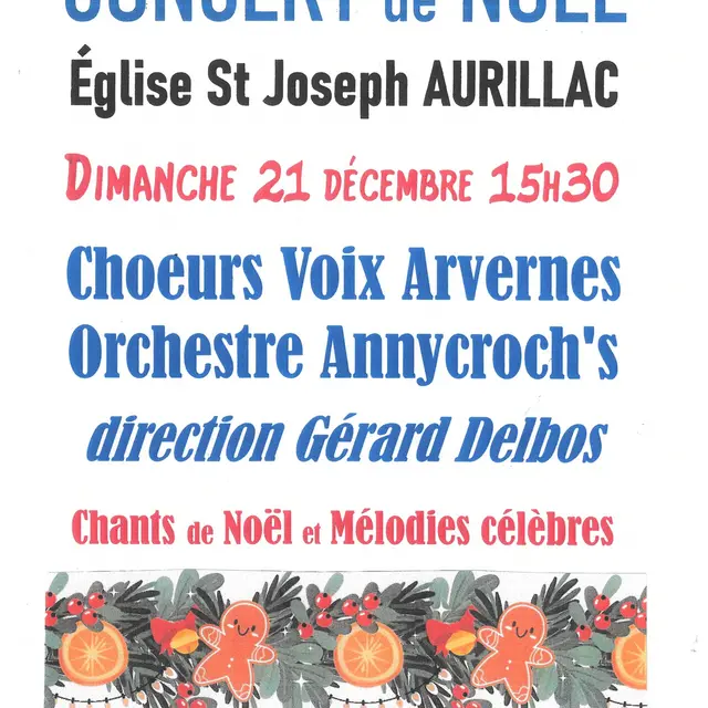 Concert de Noel à l'église  St Joseph_Aurillac