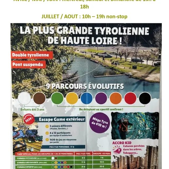 Accrobranche Accroche toi aux branches_Champagnac-le-Vieux