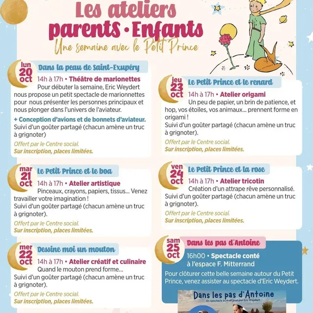 Atelier Parents-Enfants : Dans la peau de St Exupéry_Tarascon-sur-Ariège