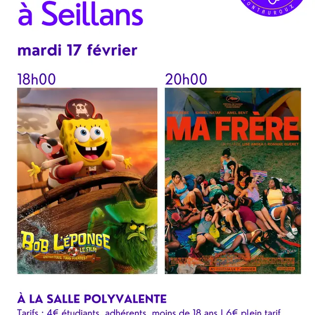 Cinéma au village de Seillans - 2 séances à 18h et 20h_Seillans