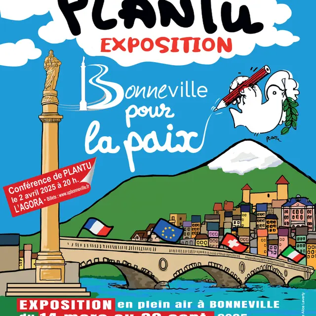 Exposition Plantu dans les rues_Bonneville