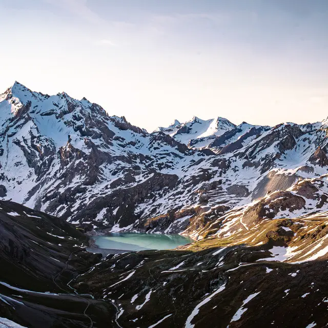 Aiguille de la Grande Sassière Paysage Montagne autour de Val d'Isère