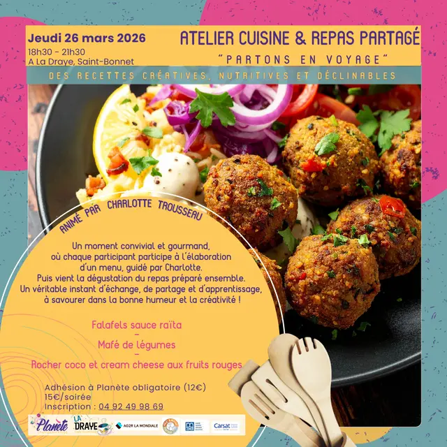 Atelier cuisine - Partons en voyage