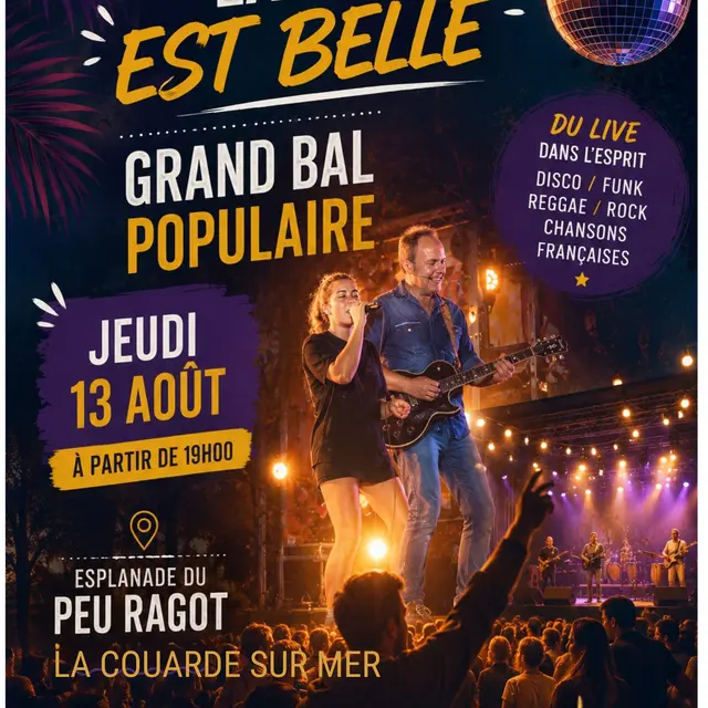 Grand bal - Concert La vie est belle_La Couarde-sur-Mer