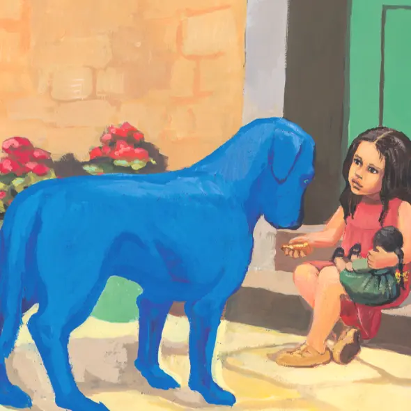 Cinéma - Chien bleu_Saint-Ouen