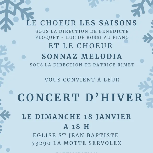 Concert d'hiver_La Motte-Servolex