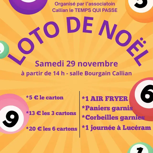 Loto de Noël _Callian VAR
