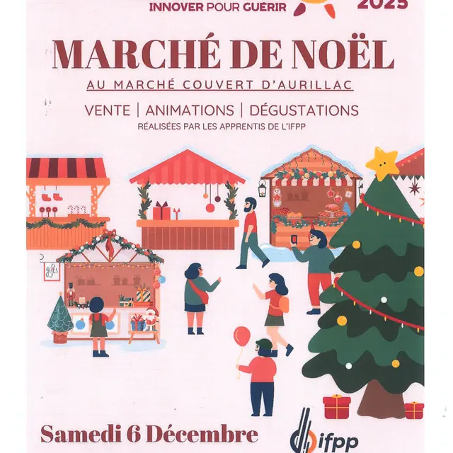 Au cuisine dumarché couvert Marché de Noël_Aurillac