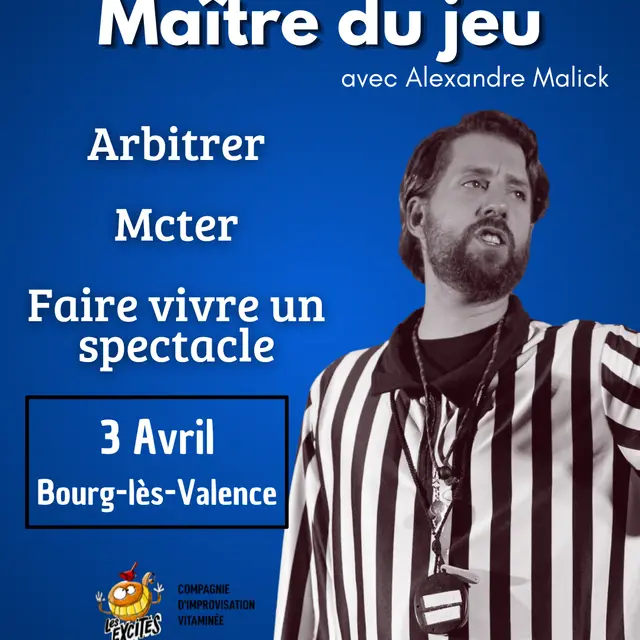 Stage de théâtre : Maître du jeu_Bourg-lès-Valence
