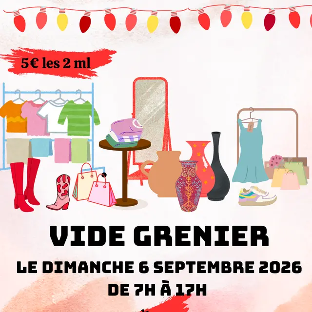 Vide grenier au plan d'eau