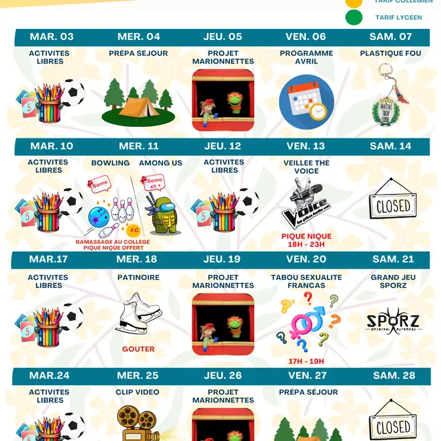 Animations Ré Jeunasse à La Flotte - Mars_La Flotte