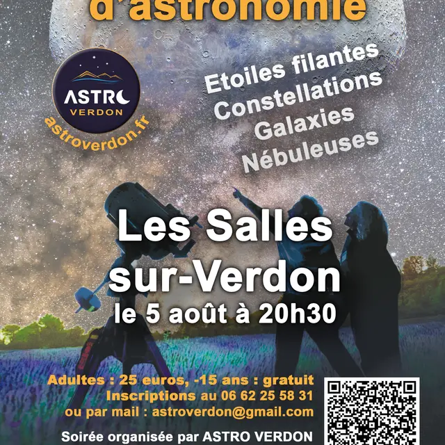 Soirées astronomie avec Astro Verdon_Les Salles-sur-Verdon