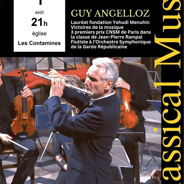 Concert de flûtes avec Guy Angelloz_Les Contamines-Montjoie