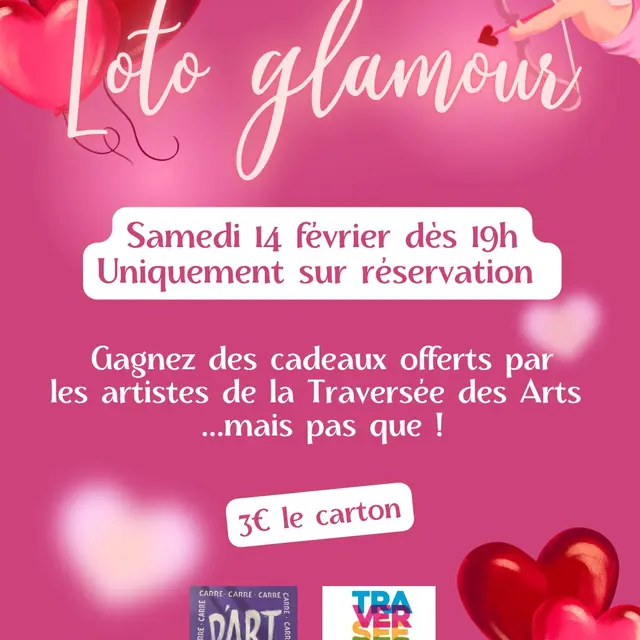 Au Carré d'Art - Loto Glamour de la Saint Valentin_Monteux