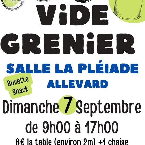 Vide-Grenier de L'APEL St Hugues_Allevard
