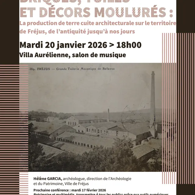 Affiche de la Conférence du Patrimoine