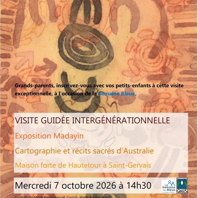 Visite intergénérationnelle - Exposition Madayin - Semaine Bleue 2026_Saint-Gervais-les-Bains